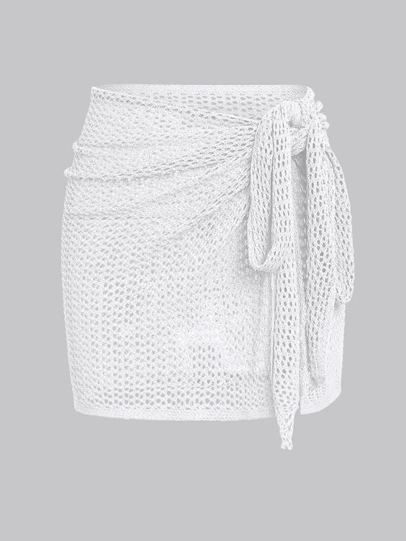 Zuri Hollow-Out Mini Skirt